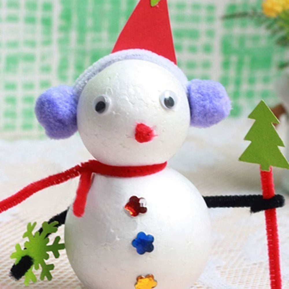 Bombki Styropianowe Zestaw Do Dekoracji