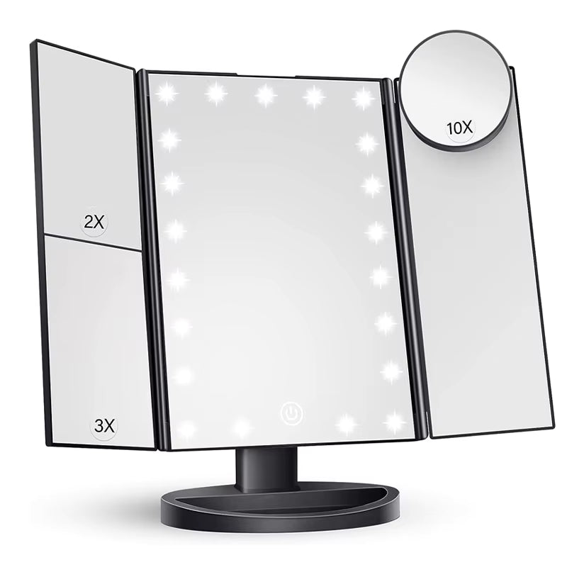 Lusterko do makijażu LED