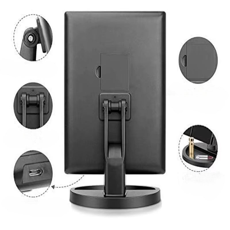 Lusterko do makijażu LED