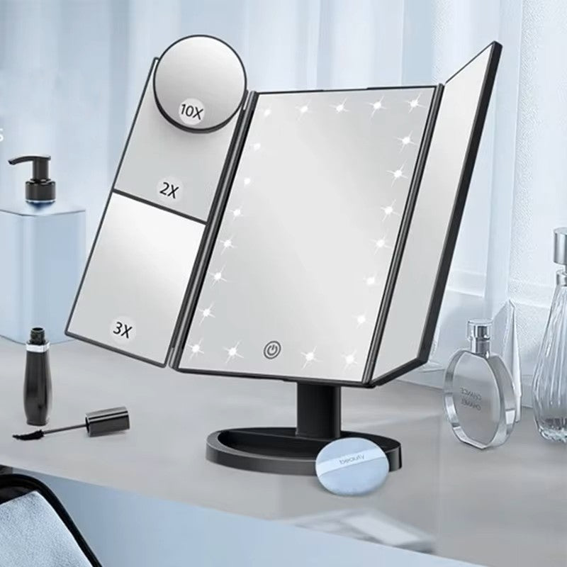 Lusterko do makijażu LED