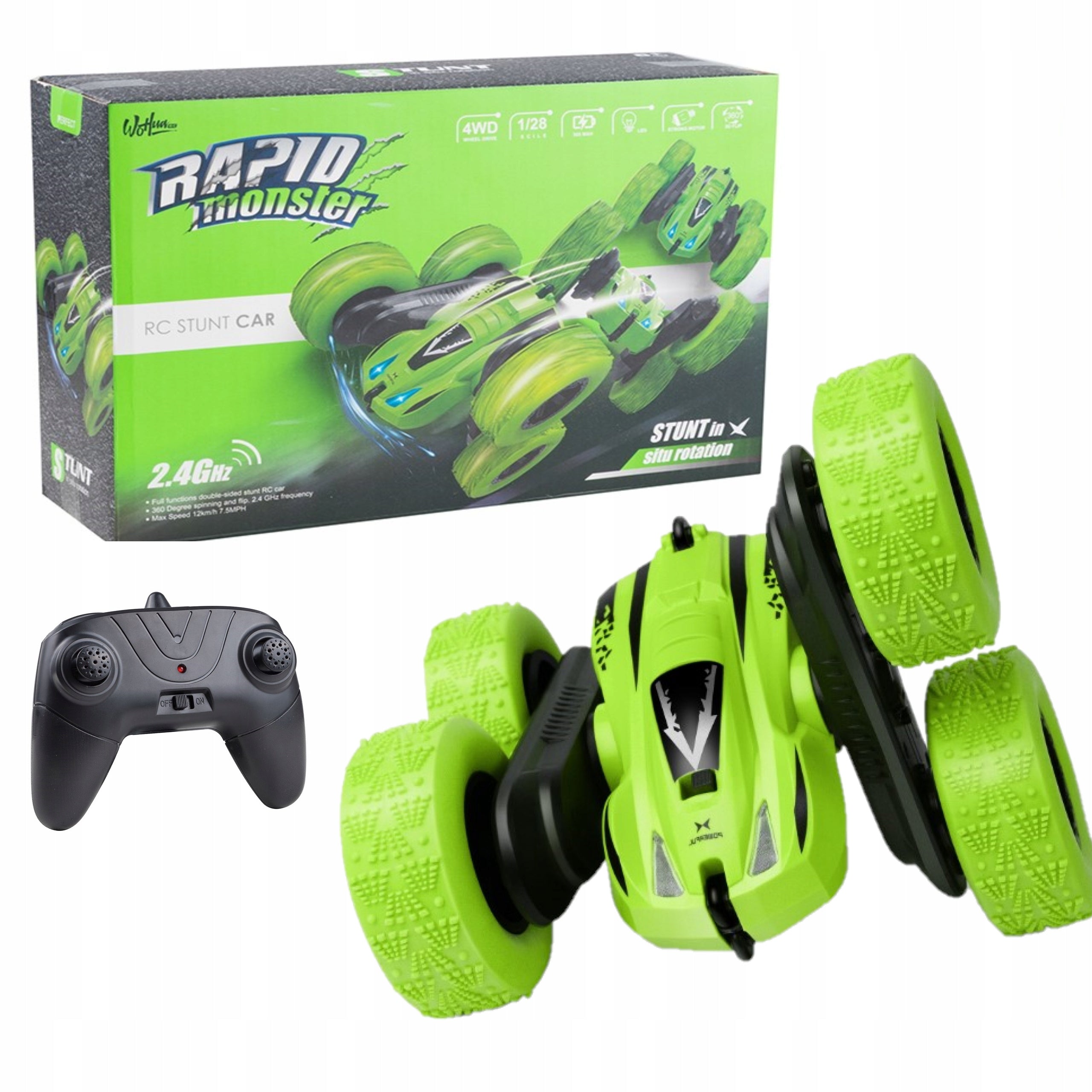 Samochód Zdalnie Sterowny Auto Kaskaderskie