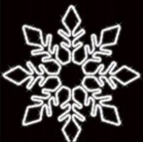 Śnieżka LED 80cm  Ozdoba Świetlna Ozdoba Miejska