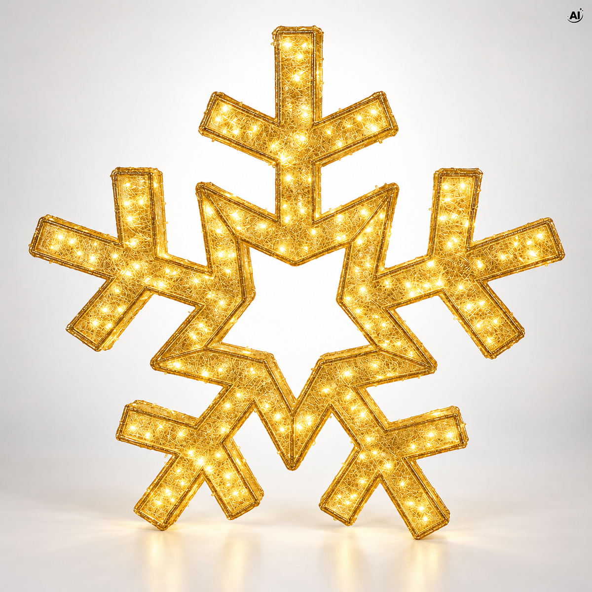 Świetlna dekoracja Śnieżka 3D, 2000 LED, 2 m, IP65