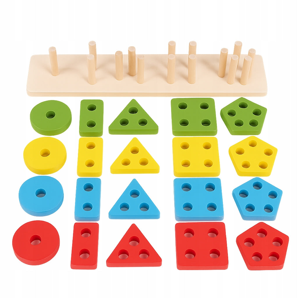 Drewniana Układanka  Drewniana Montessori