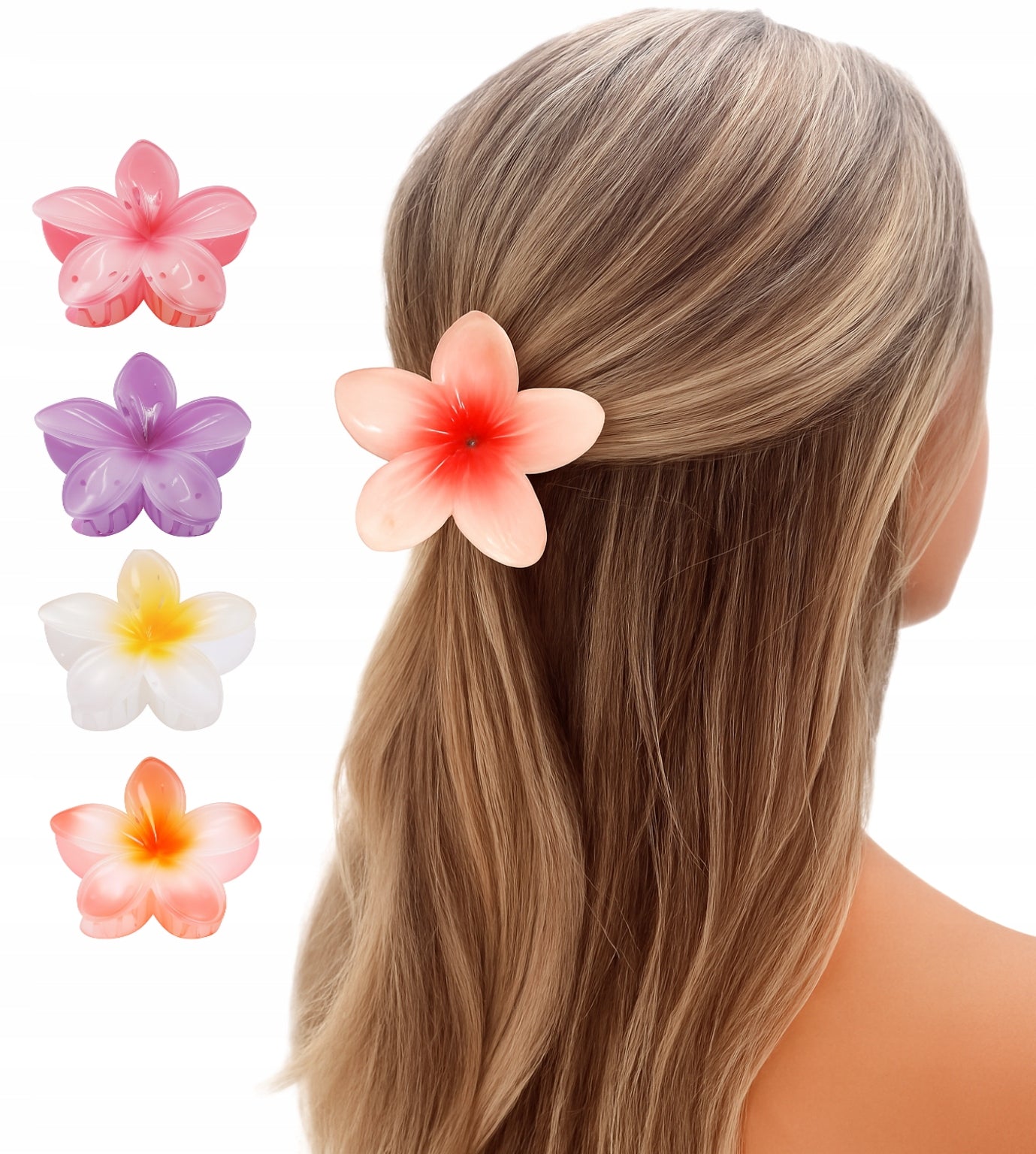 Spinka do włosów z motywem kwiatu