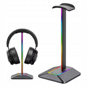 Stojak na Słuchawki  LED RGB z HUB USB