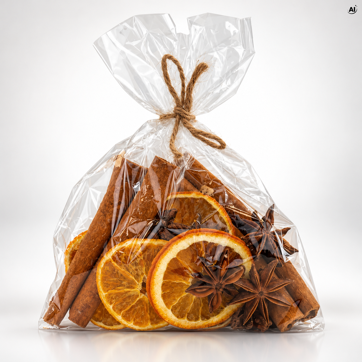 Świąteczny susz zapachowy: pomarańcza, cynamon, anyż, 50 g