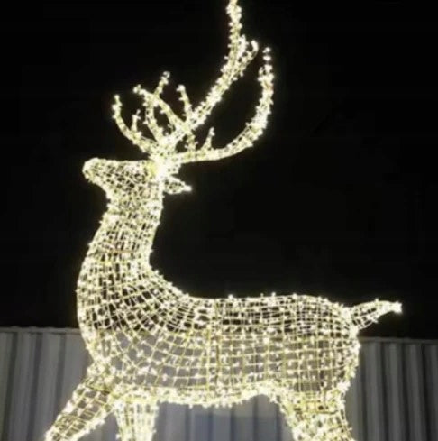 Renifer Ozdoba Ogrodowa 2,5x1,2m LED