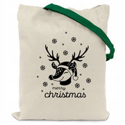 Torba Bawełniana Świąteczna380x420mm Renifer