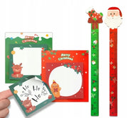 Świąteczne Karteczki Samo przylepne i Linijki