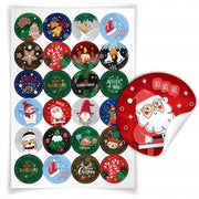 Świąteczne naklejki samoprzylepne arkusz