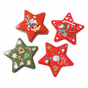 Pojemnik Gwiazda Świąteczny Zestaw 4szt.