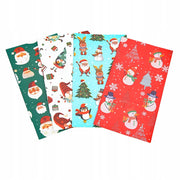 Torba Papierwa klockowa 210x80x15mm wzór Świąteczny 4szt.