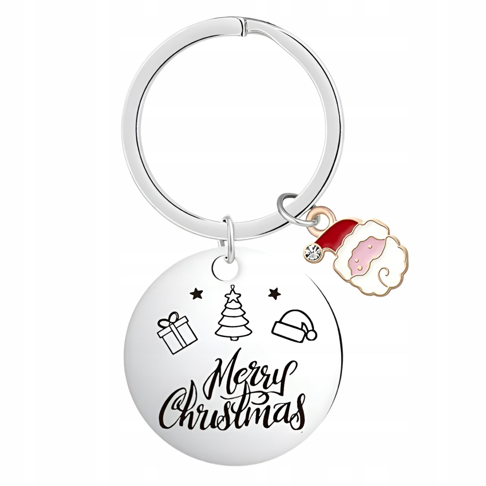 Świąteczny brelok do kluczy – Mikołaj