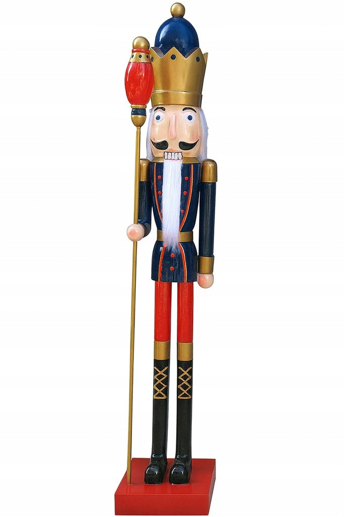 Świąteczny Dziadek Do Orzechów 2,24m Ozdoba Miejska