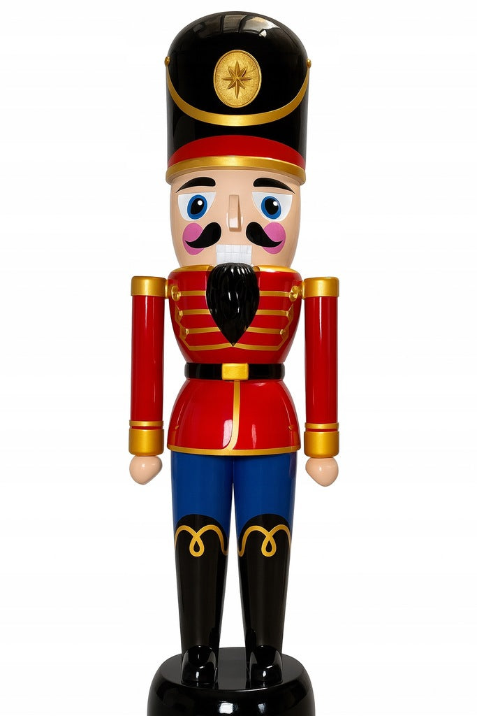 Świąteczny Dziadek Do Orzechów 2,74m Ozdoba Miejska