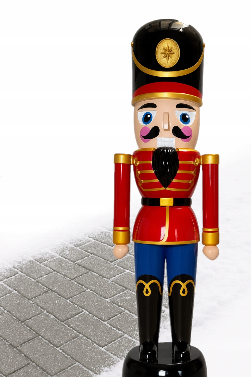 Świąteczny Dziadek Do Orzechów 2,74m Ozdoba Miejska