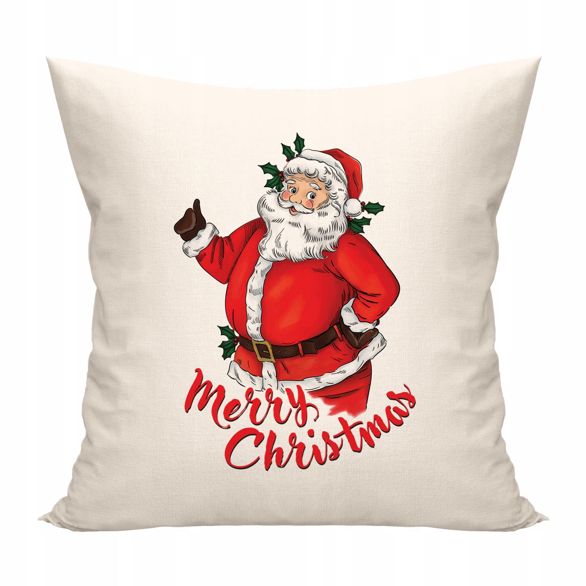 Świąteczny Jasiek Dekoracyjny 400×400mm – Poszewka + Wkład