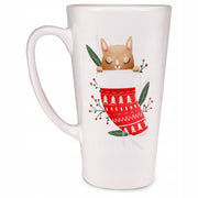 Kubek Świąteczny Kot w Czapce 450ml