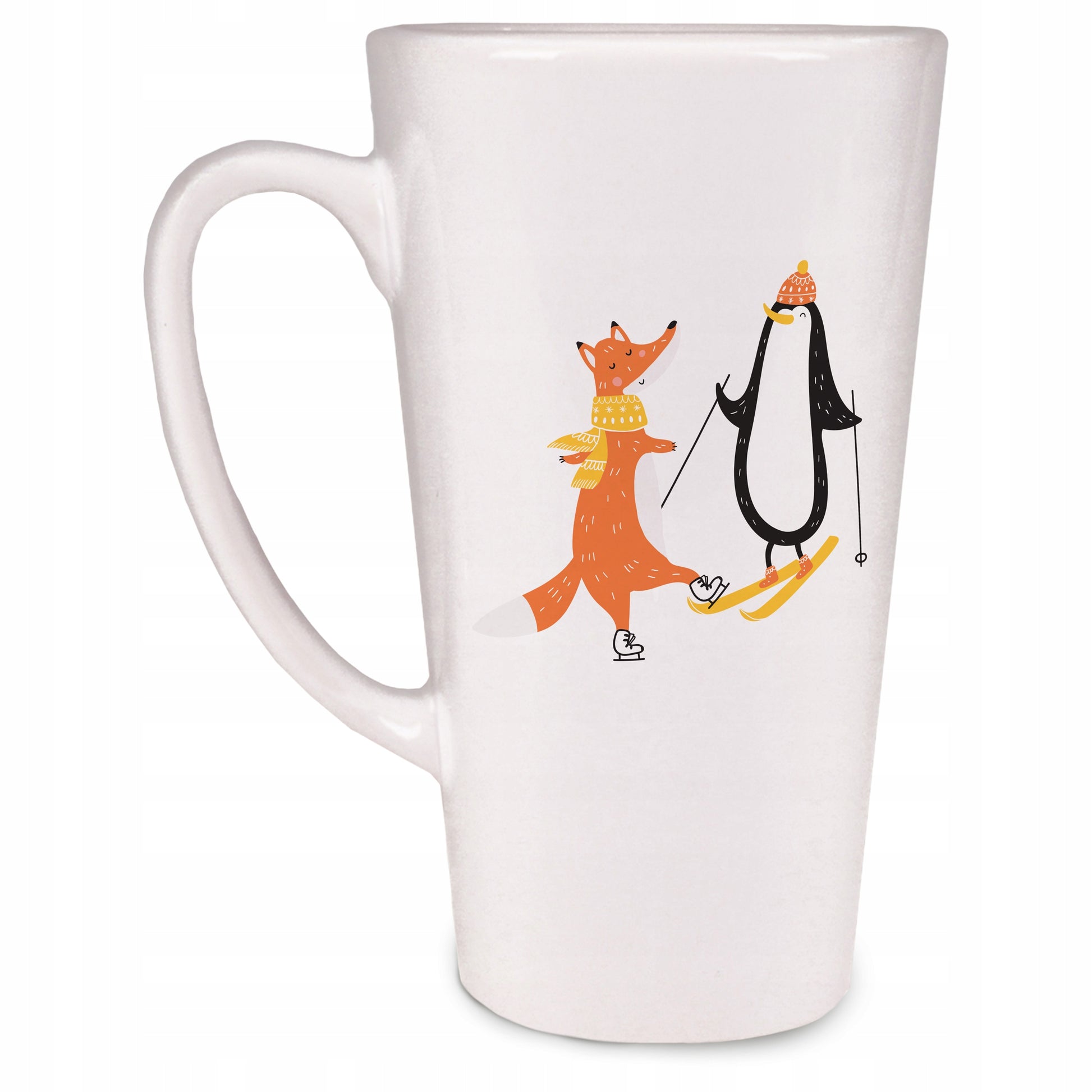 Kubek Świąteczny Lis i Pingwin 450ml