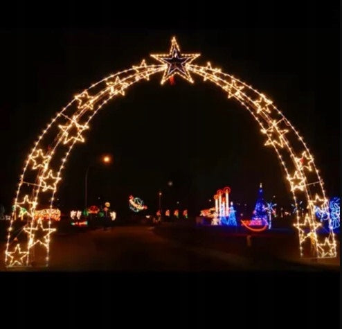 Świąteczny Łuk Świetlny 4x5m Ozdoba Uliczna