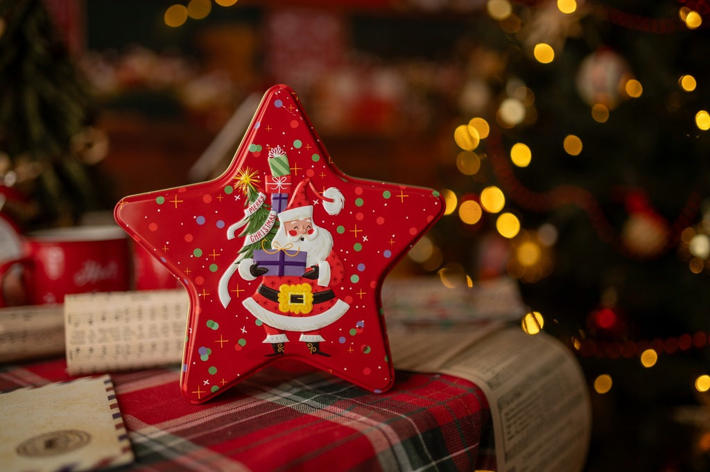 Świąteczny pojemnik na pierniki i ciastka