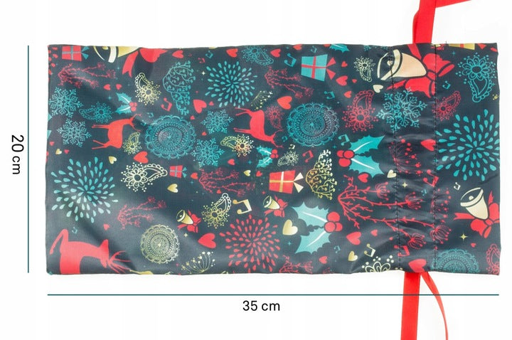 Worek poliestrowy 200x350mm Prezentowy Świąteczny