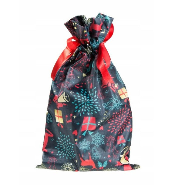 Worek poliestrowy 200x350mm Prezentowy Świąteczny