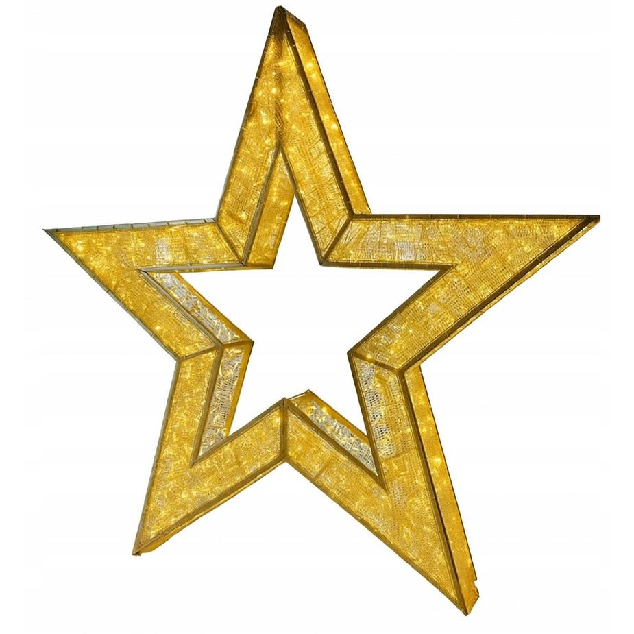 Świecąca gwiazda LED 1,2m Ozdoba zewnętrzna