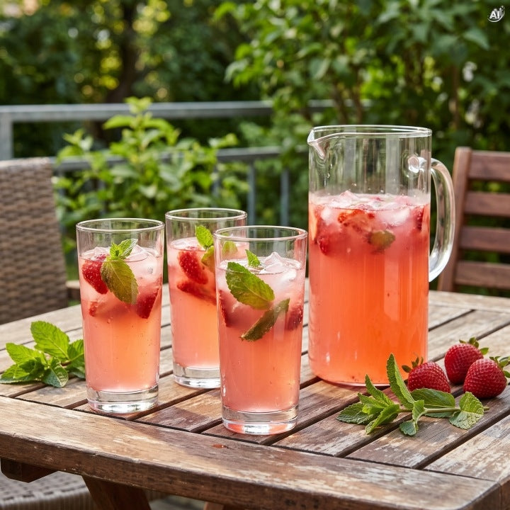 Szklanki Wysokie do Napojów 330 ml 6 szt