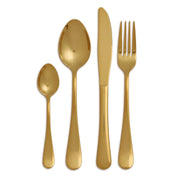 Zestaw Sztućcy Złote 16 elementów