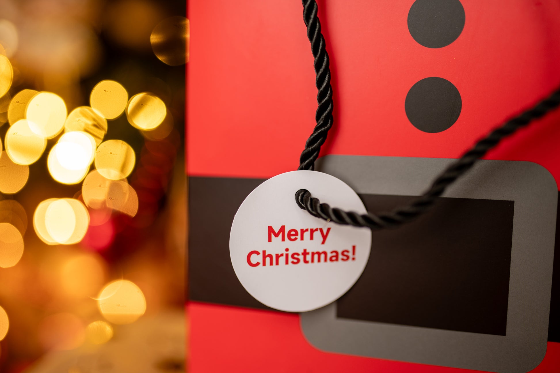 Torba Papierowa Strój Mikołaj 175x75x225mm 3szt