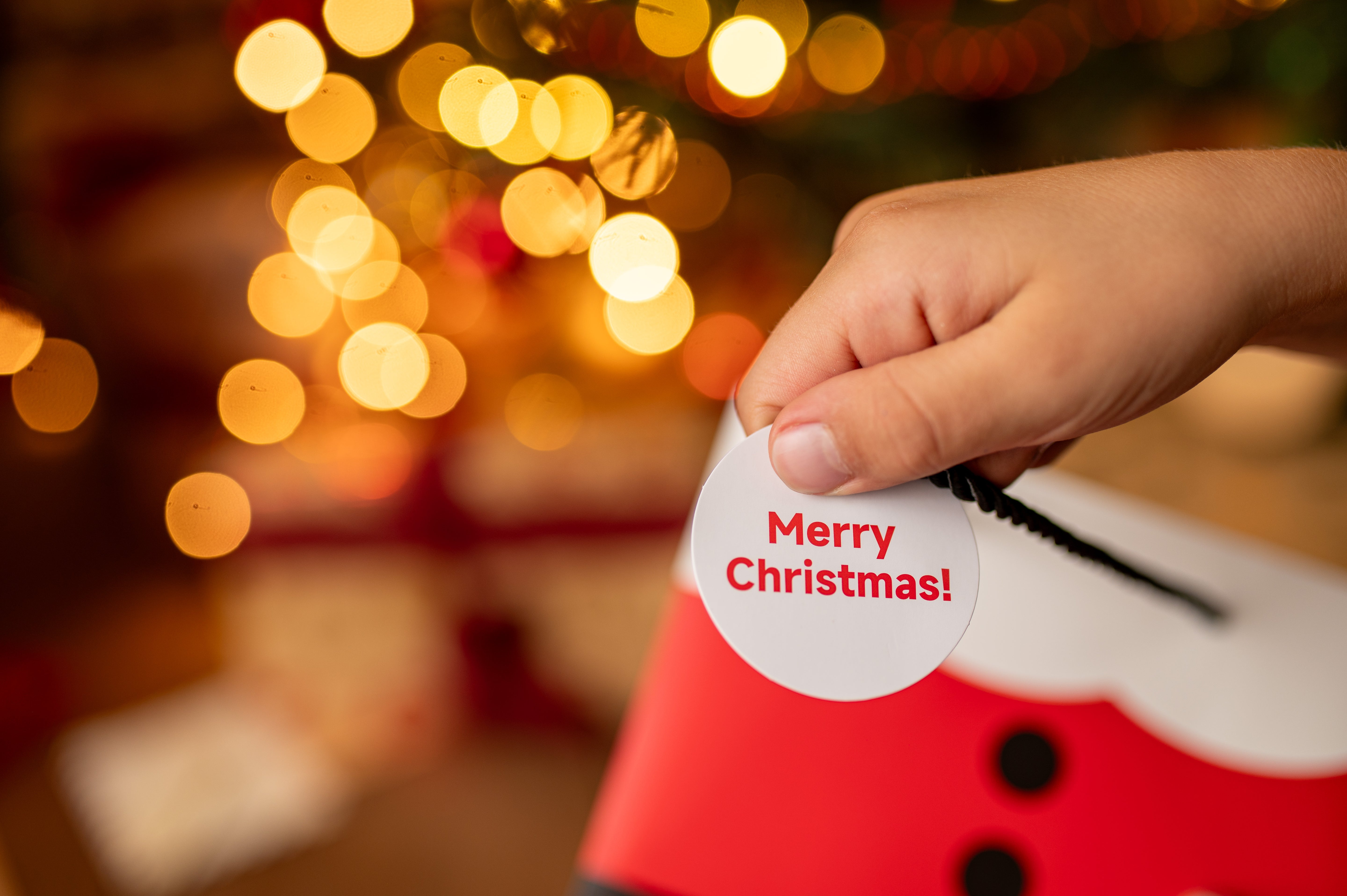 Torba Papierowa Strój Mikołaj 175x75x225mm 3szt