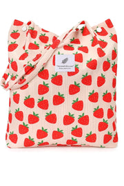 Torba Sztruksowa 380x100x350mm Truskawki