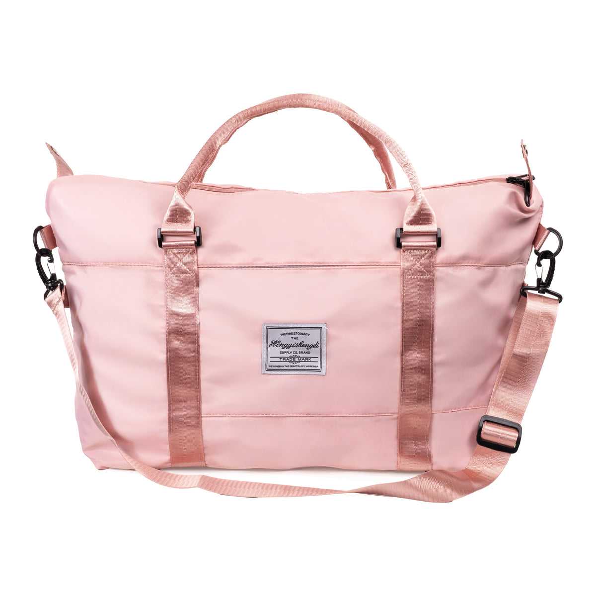 Pojemna torba podróżna damska  45 x 34 x 14 cm  różowa