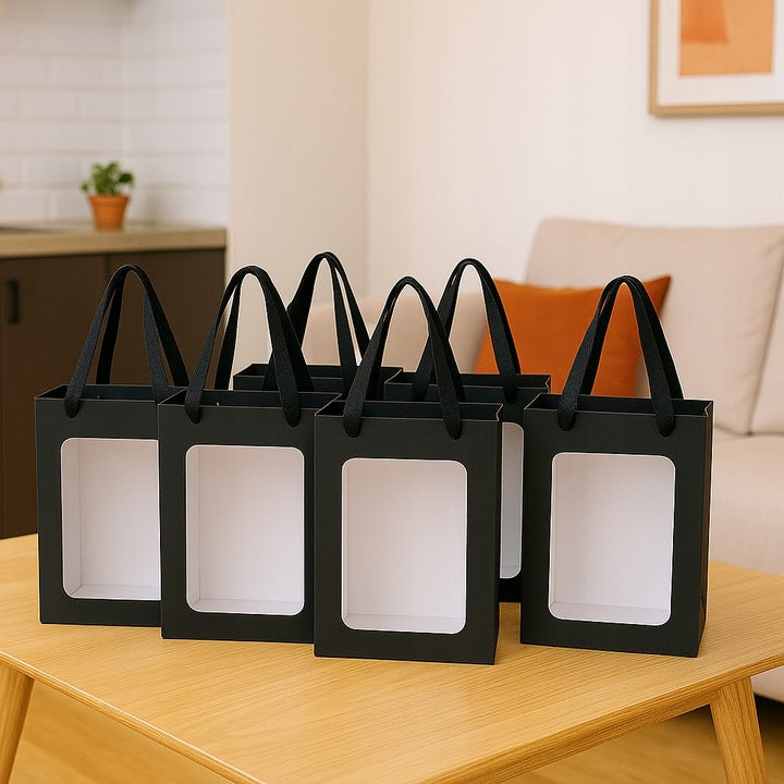 Torebki Papierowe z Okienkiem 180×130×250mm