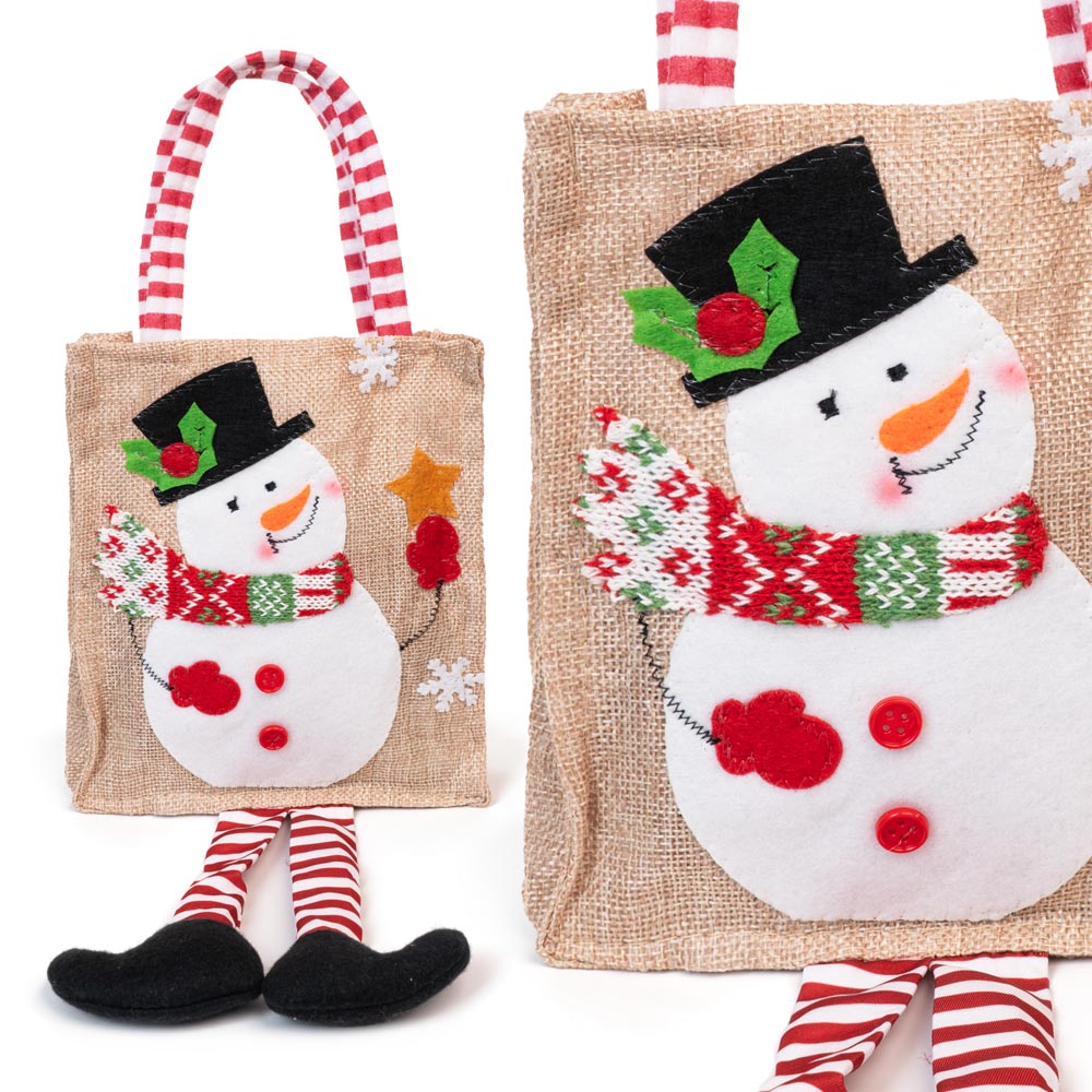 Torba Prezentowa 150x185mm z motywem Bałwana