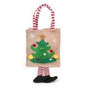 Torba Jutowa 150x185mm z motywem Choinki