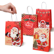 Torba Papierowa z uchwytem skręcanym 210x80x150 na prezent 4szt.