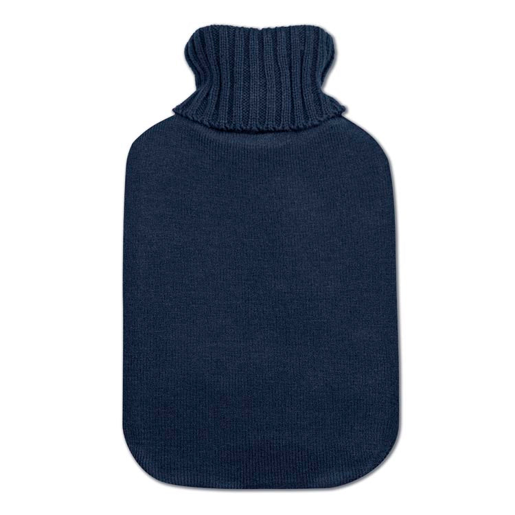 Termofor świąteczny granatowy PINGWIN w szaliku 20x32 cm