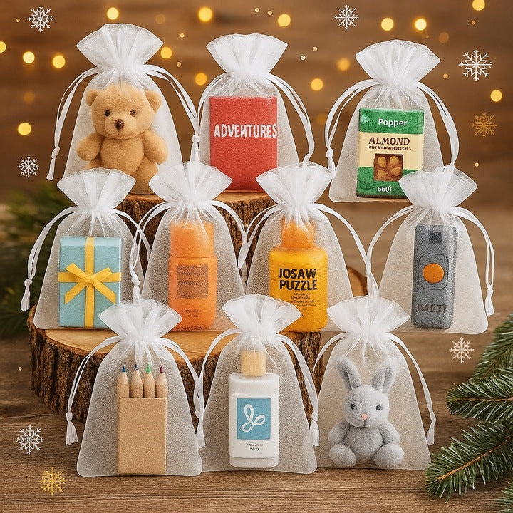 Worki Organza 70x90mm Biały 10szt