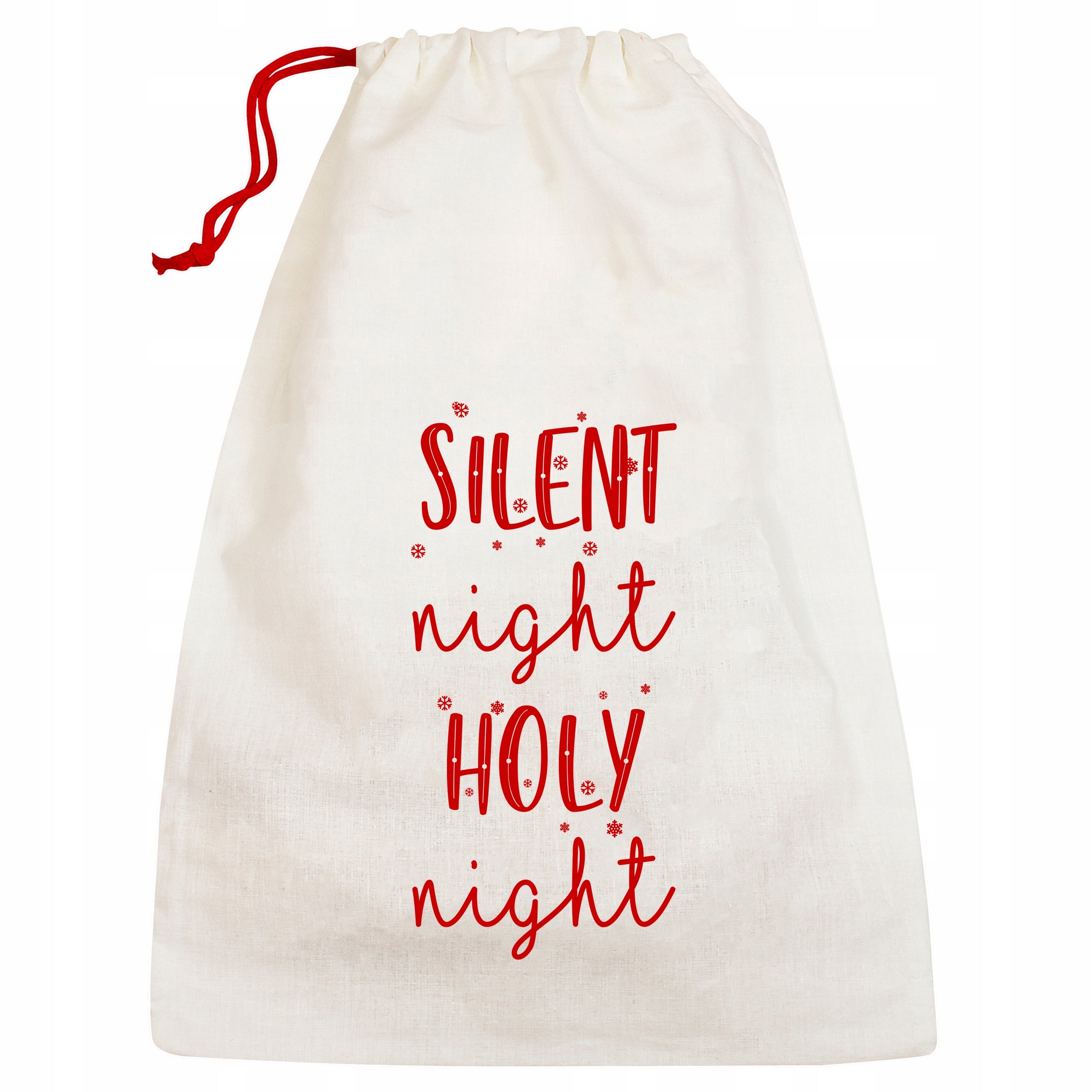 Worek Świąteczny Na prezent 250x400mm Ecru