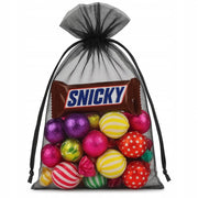 Worki z Organzy 150x200mm Bordowe 10szt