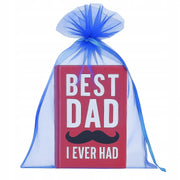 Worki z Organzy 150x200mm Niebieski 10szt