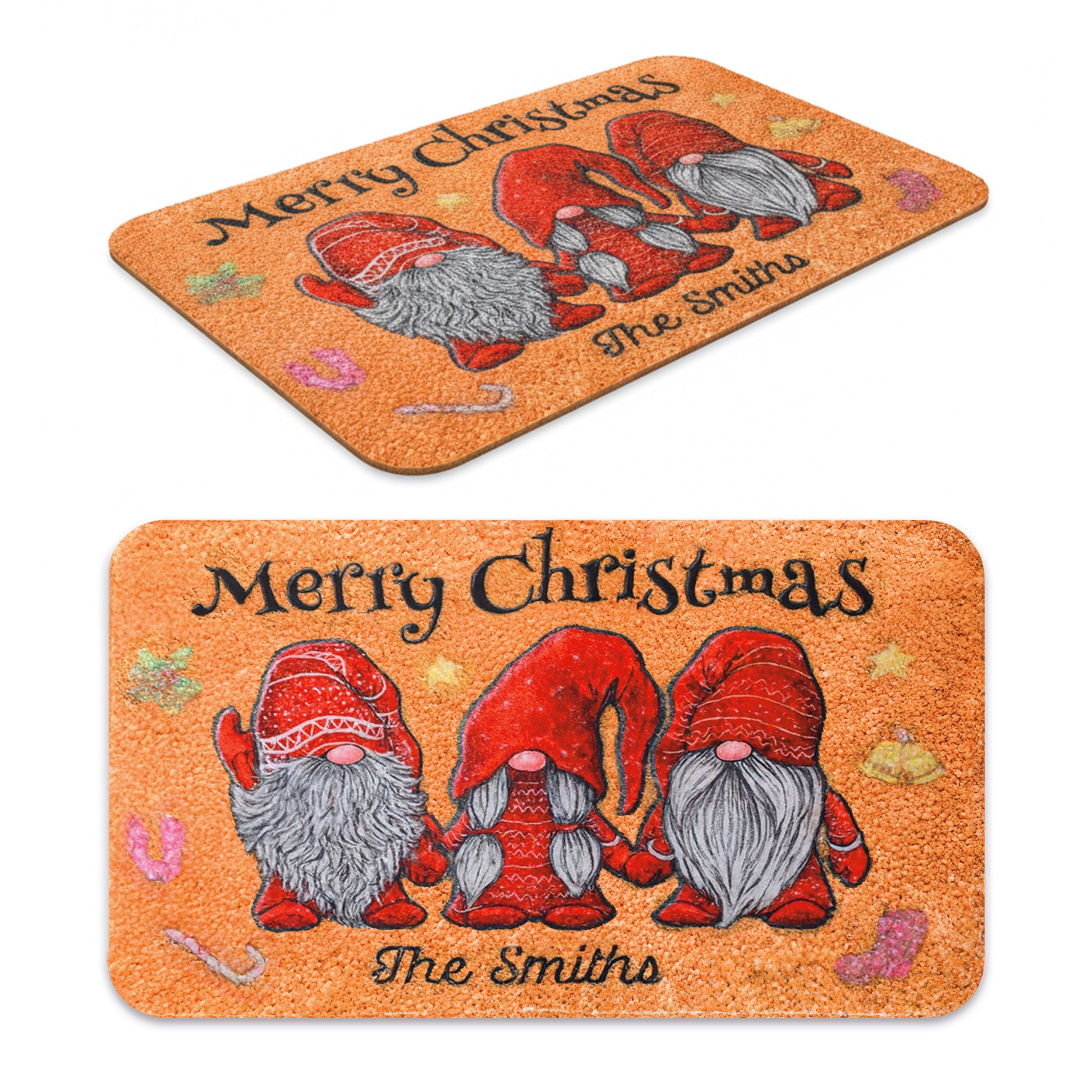 Świąteczna wycieraczka do butów WELCOME Mikołaj dekoracja wejścia