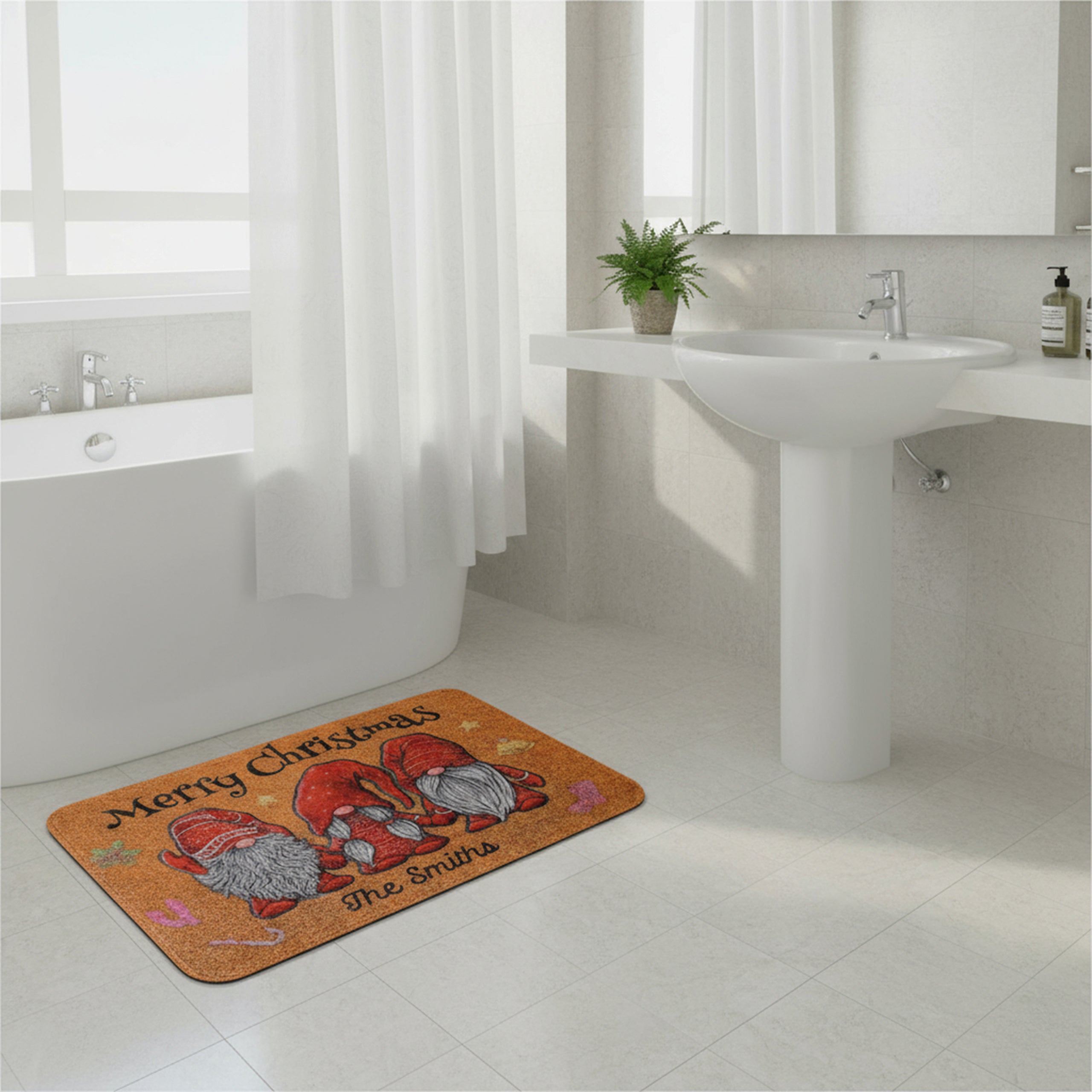 Świąteczna wycieraczka do butów WELCOME Mikołaj dekoracja wejścia