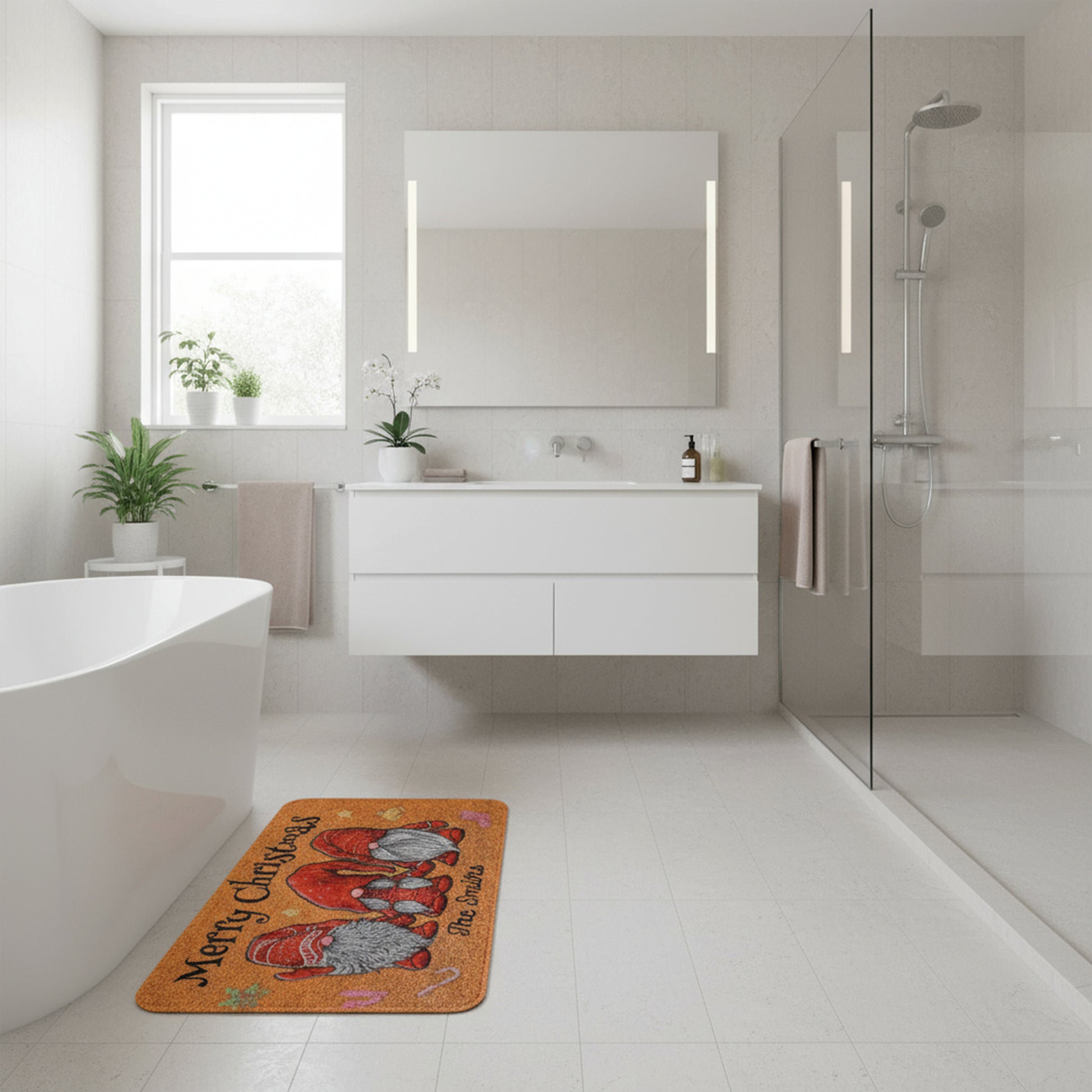 Świąteczna wycieraczka do butów WELCOME Mikołaj dekoracja wejścia