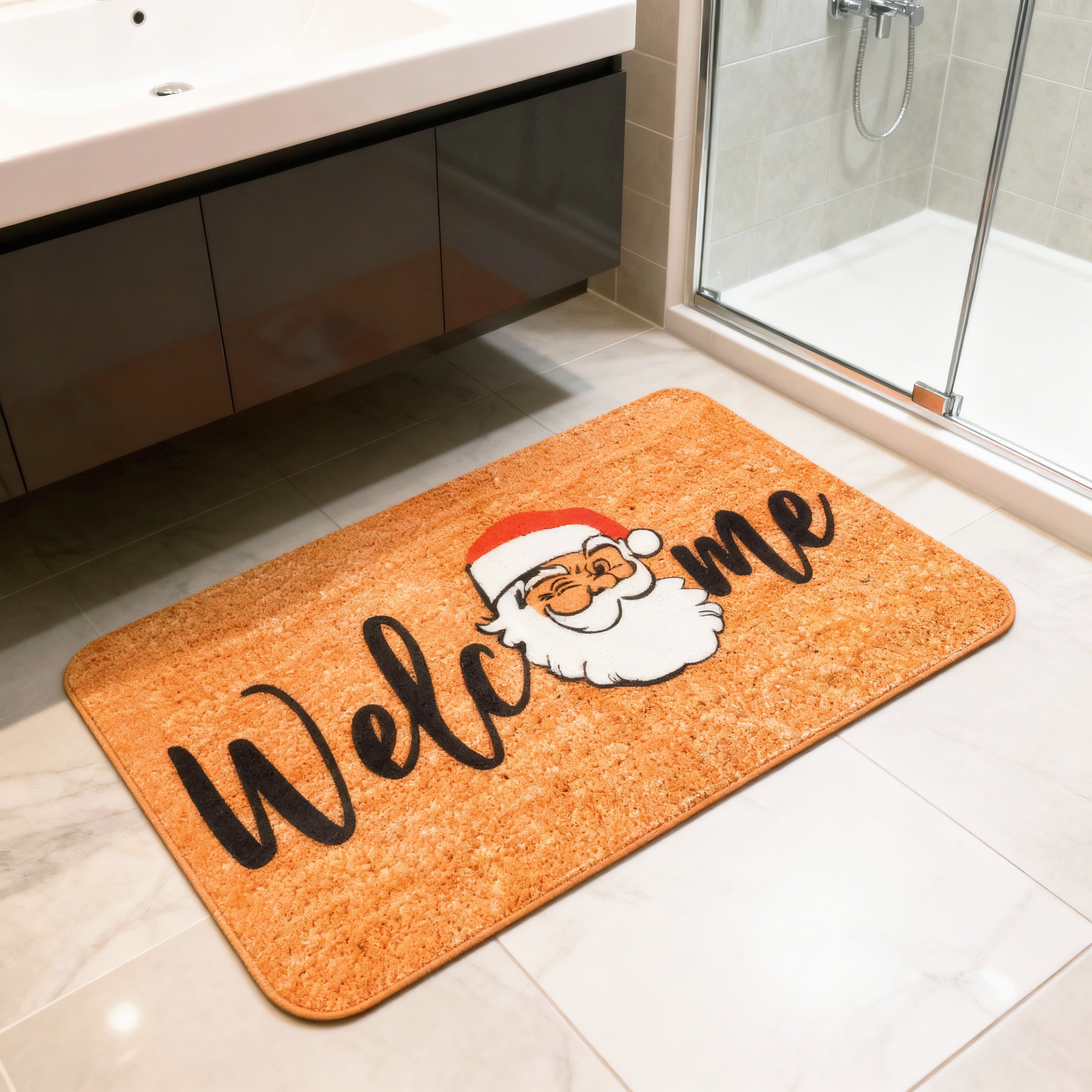 Świąteczna wycieraczka do butów WELCOME Mikołaj dekoracja wejścia