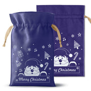 Zestaw Świątecznych Worków Wigofilowych 300x450mm Granatowy 10szt.