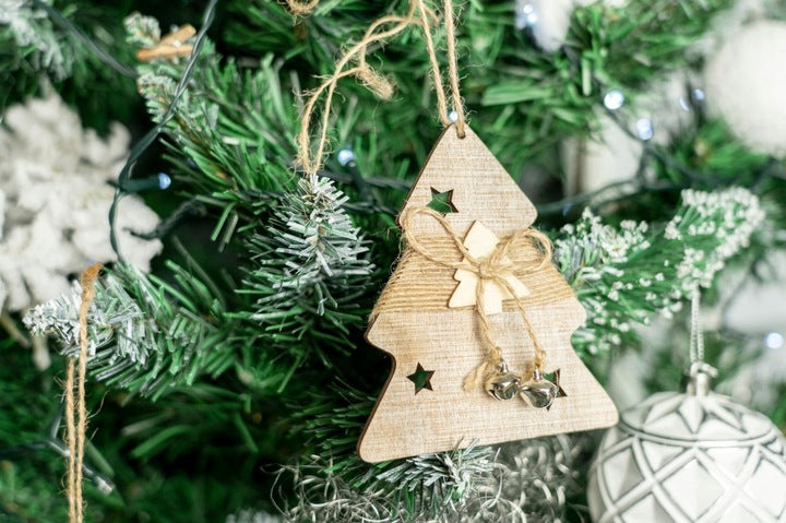 Zawieszki na Choinkę Drewniane